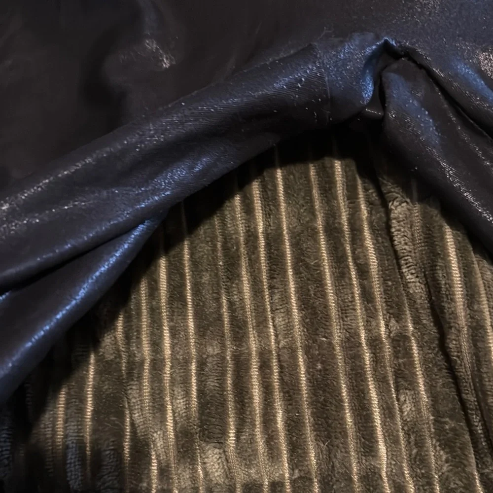 Spanx faux, leather Black Women's Leggings xxl - Picture 6 of 7